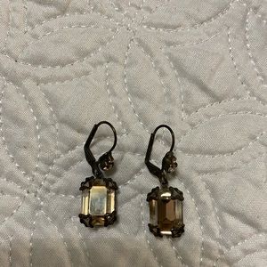 **SORRELLI** Brown neutral Lever back dangle earrings